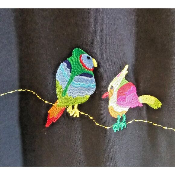 Breckenridge Grandma Core, embellished parrot, XL, Beaded shirt - Picture 4 of 8